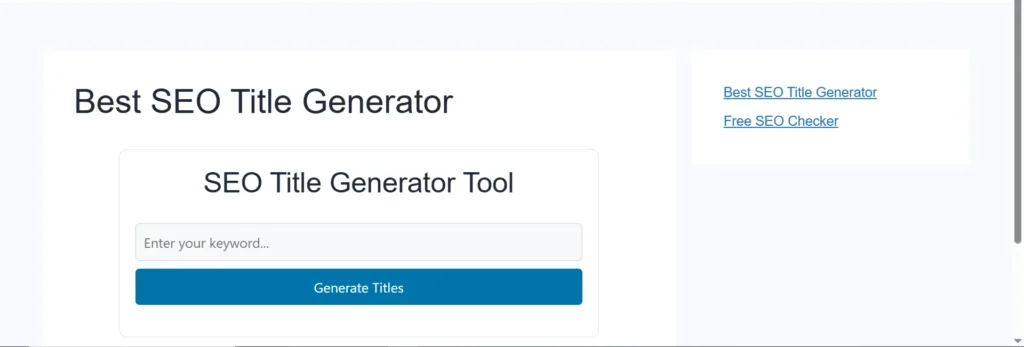 Best SEO Title Generator 2