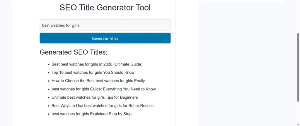Best SEO Title Generator 1